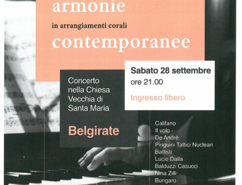 BELGIRATE (Chiesa Vecchia di S. Maria) – CLASSICHE ARMONIE CONTEMPORANEE (sabato 28 settembre, ore 21.00 – ingresso libero)