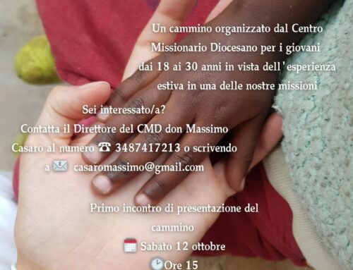 GOZZANO (Seminario Diocesano) R-ESTATE IN MISSIONE: Primo Incontro di Presentazione del Cammino (sabato 12 ottobre – ore 15.00)