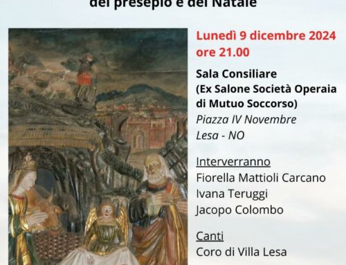 LA LUCE DEL NATALE – Devozione Arte e Tradizione sul Tema del Presepio e del Natale (lunedì 9 dicembre – ore  21.00 / LESA – Sala Consiliare)