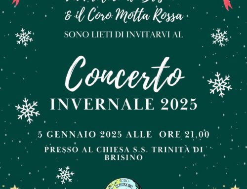 BRISINO (Chiesa S.S. Trinità) – CONCERTO INVERNALE 2025 – Coro Motta Rossa (domenica 5 gennaio – ore 21.00)