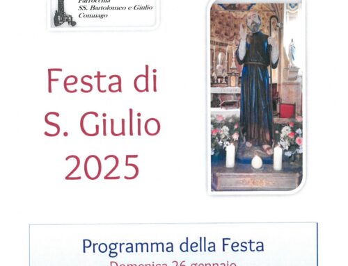 COMNAGO (Parrocchia SS. Bartolomeo e Giulio) – FESTA DI S. GIULIO (domenica 26 gennaio)