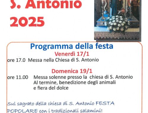 SOLCIO DI LESA – FESTA DI SANT’ANTONIO ABATE (venerdì 17 e domenica 19 gennaio)